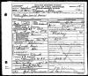 John Daniel Davis - Death Certificate
